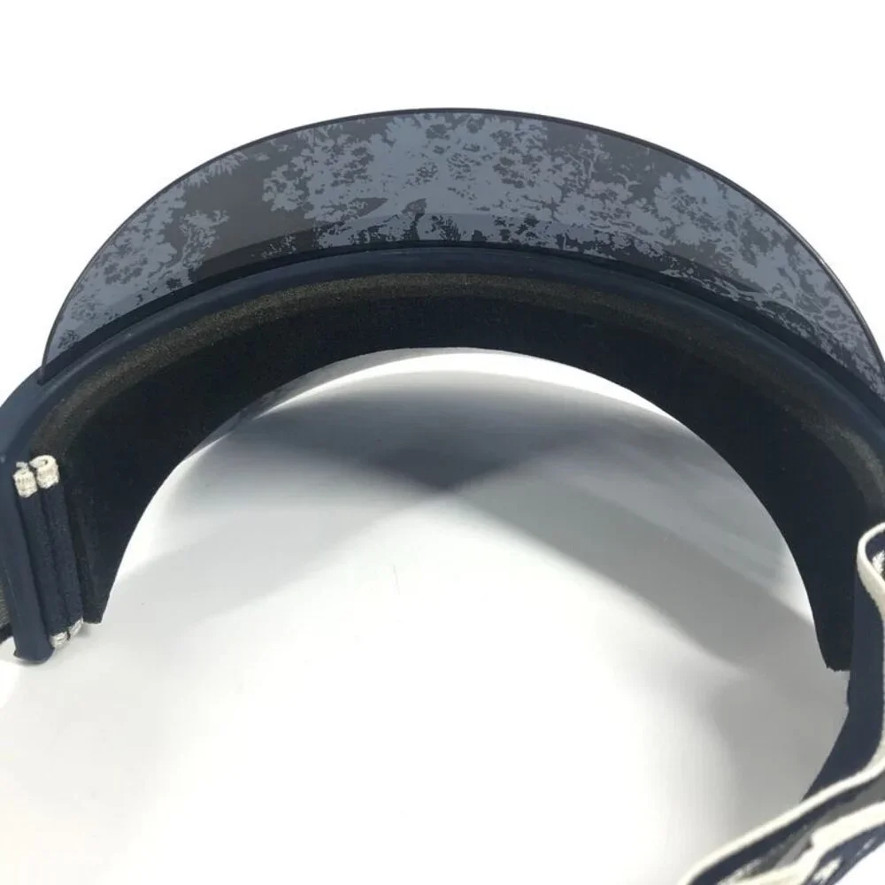 Dior Sun Visor Logo Toile de Jouy Plastic Navy - Picture 7 of 9